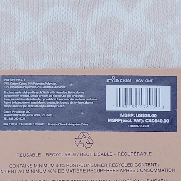 Coach Ankle Socks 2-pair - Picture 4 of 4